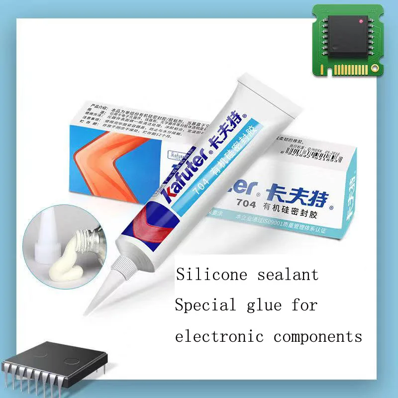 Silicone Sealant Kafuter K-705 704 RTV Silicone Rubber Electronic Glue Sealant Transparent Organo Silicon Insulation Resistance High Temperature silicone glue silicone sealant sealant glue electrical sealant