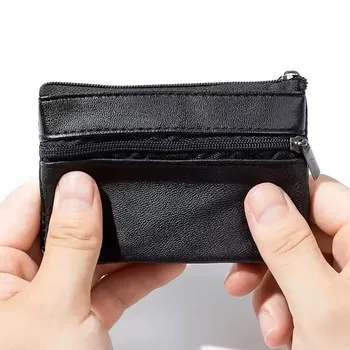 Women Men Coin Purse Men Small Bag Wallet Change Purses Zipper Money Bags Children Mini Wallets Leather Key Holder carteira 4
