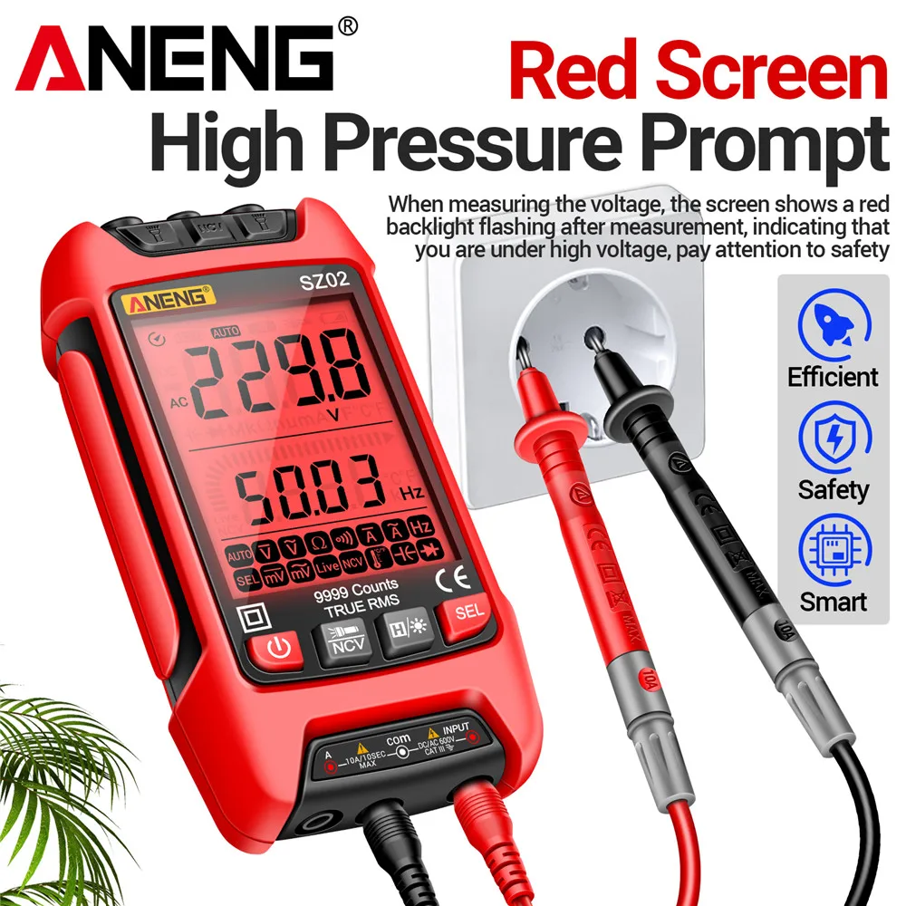 ANENG SZ02 Digital Multimeter Smart AC/DCVoltage Capacitance