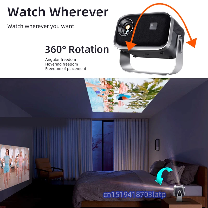 Portable Mini Video Projector AUN A003 Wifi Sync Android IOS Full HD 1080P 4k Moive Cinema Home Theater LED 3D