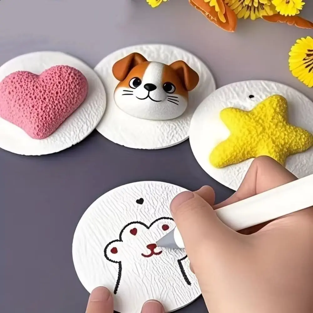 10Pcs 푹신한 질감 폼 질감 그림 종이 둥근 모양 교육용 그림 스폰지 종이 학교 활동 미술 공예