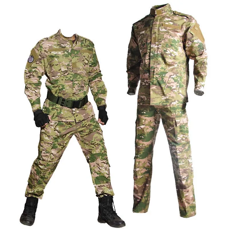 Tactical Combat Suit Men Outdoor Uniform Jacket + Cargo Pants