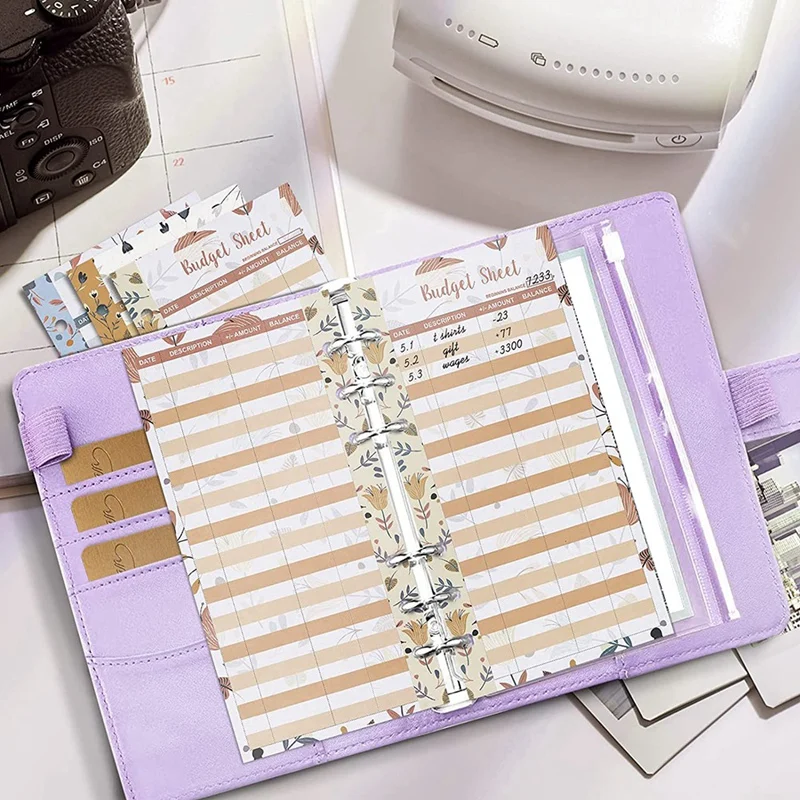 

48 удельных бюджетных листов, органайзер для денег для A6, книга для наличных и электронных денег, бумажников, планировщиков