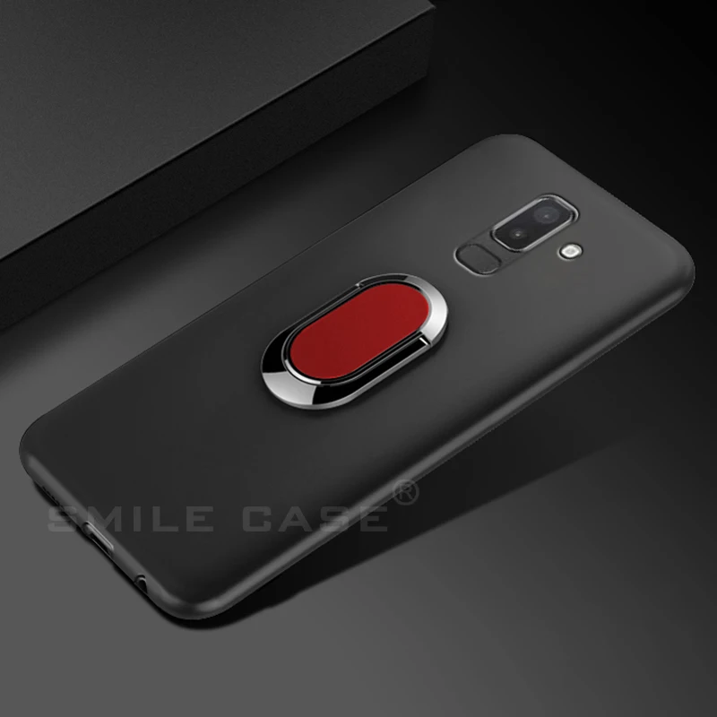 Case for Samsung galaxy A6 Plus 2018 Soft Black Silicone