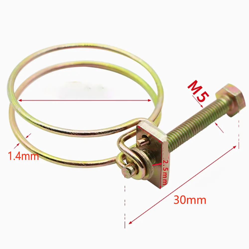 Steel wire tube, silicone hose, intercooler connection hose, car water tank connection length 300-1000mm, red p