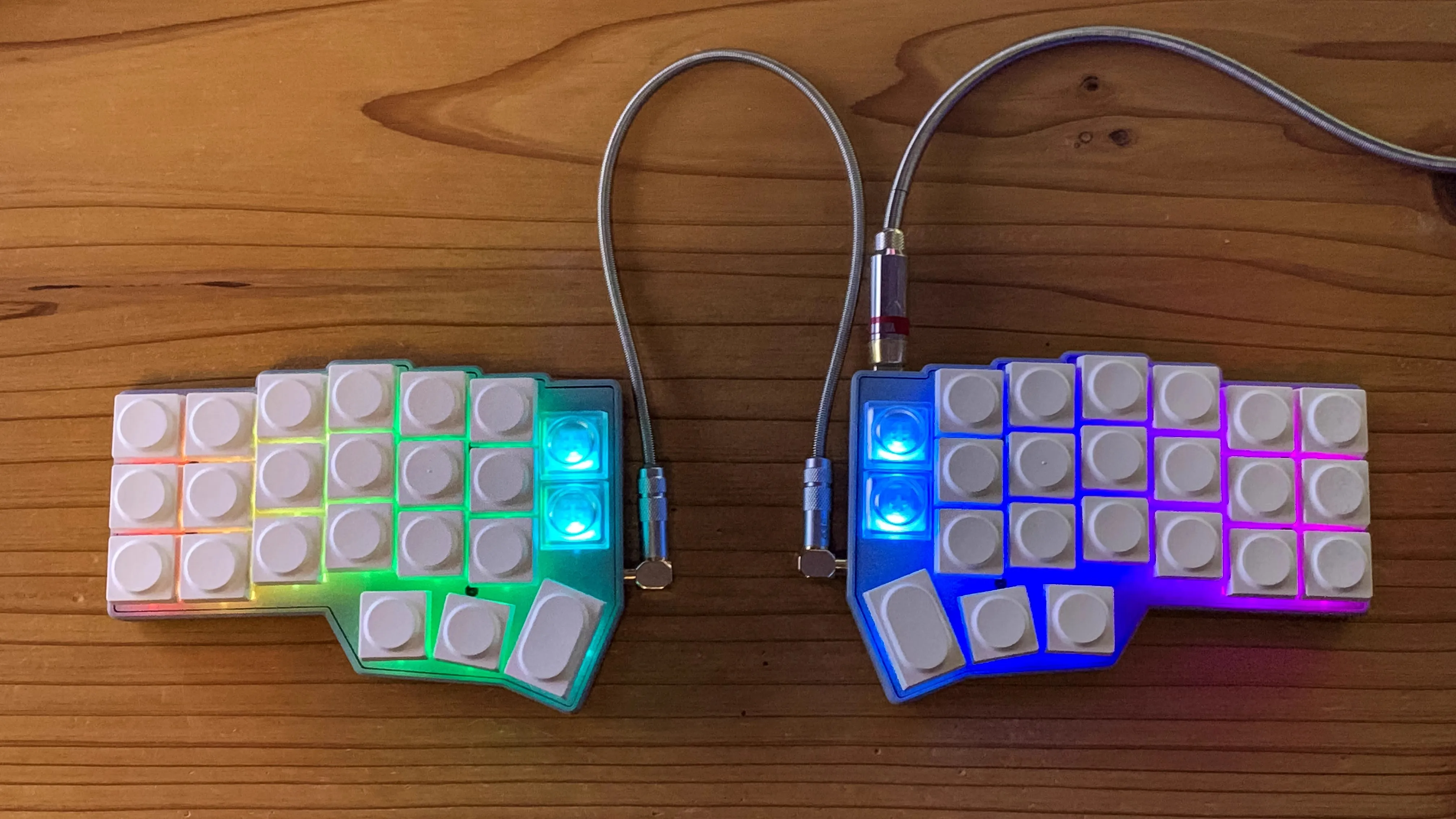 Corne V4.1 Choc Low Profile Split Keyboard Kit Custom Wired Single 