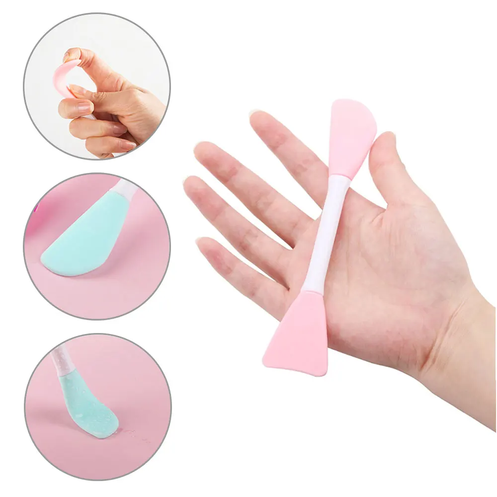 Silicone world Multifunction Stirring Brush Soft Silicone Brush Powder Spoon Epoxy Resin Glue Tool for DIY Resin Mold Mask