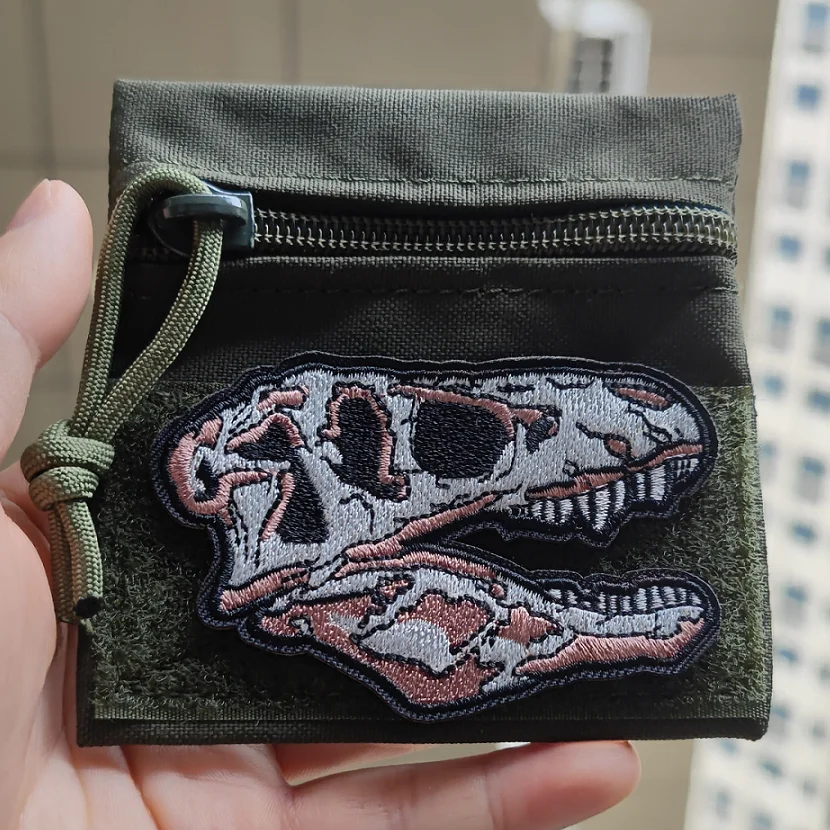 Tyrannosaurus Rex Pompiere Panda Patch Ricamo Eroi Della Gente Distintivi Tattici Animali Per Abbigliamento Zaino Cappello Applique