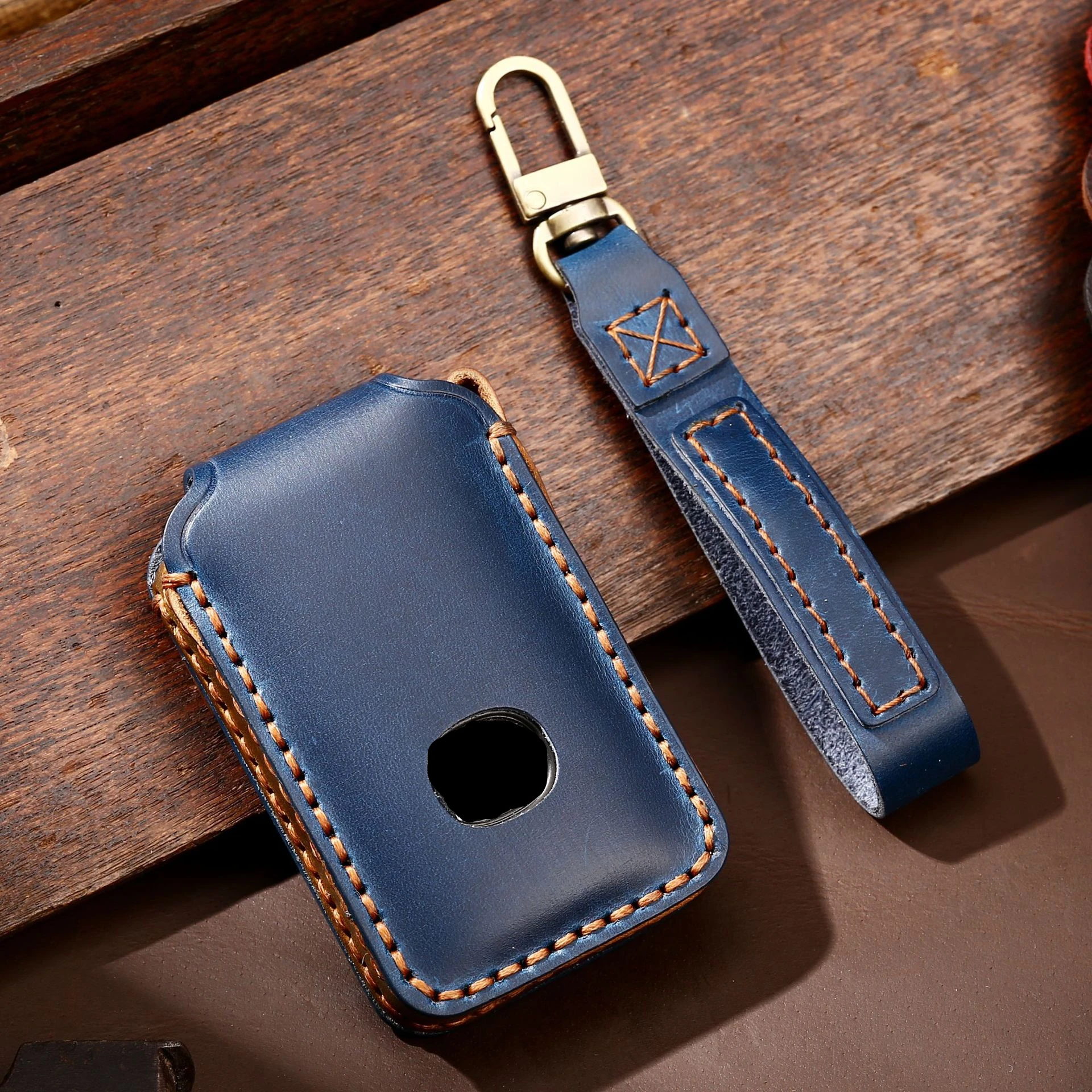 Key Fob Cover For Mazda - Leather Keychain Case For 2020-2025 CX-5, CX-30, Mazda3 & More