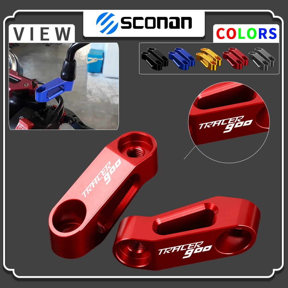

Motorcycle Rearview Mirrors Extension Riser Extend Adapter Accessories For YAMAHA Tracer 900 GT Tracer900 GT Tracer 900GT 2022