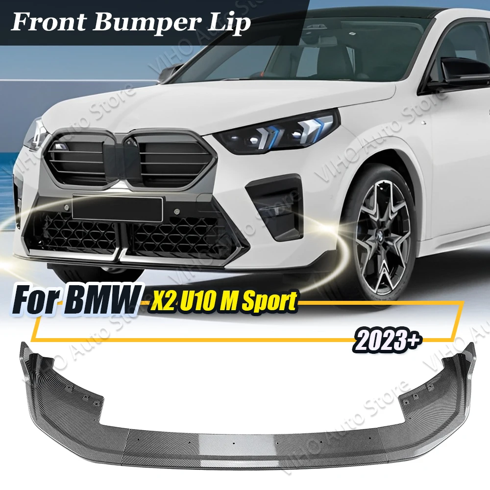 For BMW X2 U10 28i M35i M sport 2024 2025 Car Front Bumper Lip