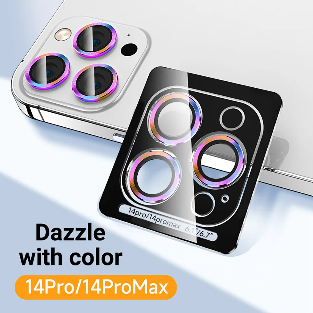 Metall-Kameraobjektivschutz für iPhone 16 Pro gehärtetes Glas iPhone 15 Pro Max 11 13 14 Plus 12 Mini 16pro Objektiv-Bildschirmschutz_voghion.com