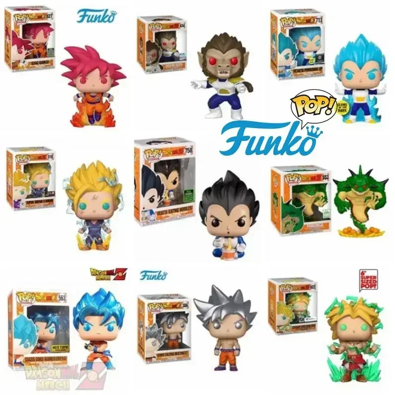 thumbnail image 2 of Funko POP Dragon Ball Z SUPER SAIYAN GOKU 563# ULTRAL 386# VEGETA 758# TRUNKS KRILLIN Figura de acción de vinilo Juguetes modelo coleccionables, 2 of 5