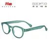 MEESHOW Anti blue ray reading glasses men women eye glasses Green round blue light blocking presbyopia with diopter stylish 1513 2