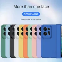 For OPPO Find N2 Case Luxury Colorful Ultra Thin Skin Friendly Matte Folding Hingle Shockproof Protection Hard Cover Accessories 2