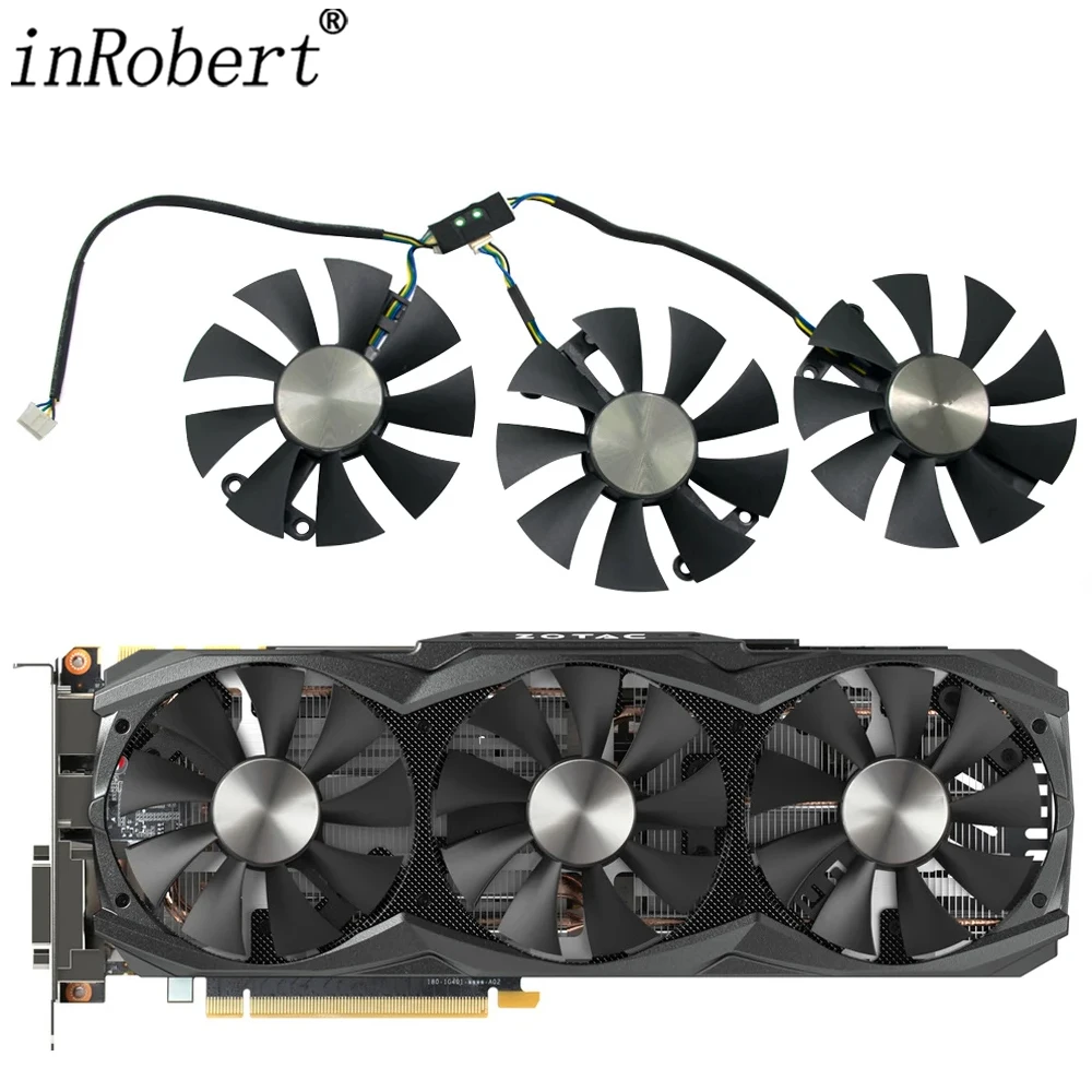 Per Zotac Gtx 980 Ti Amp 6Gb Gtx Titan X Arcticstorm Schede Video Grafiche Ventola Di Raffreddamento 85Mm Muslimygtx980Ti Ventola Della Scheda Video