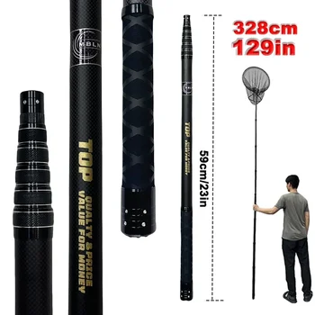 Ultralight Telescopic Carbon Fishing Net 1