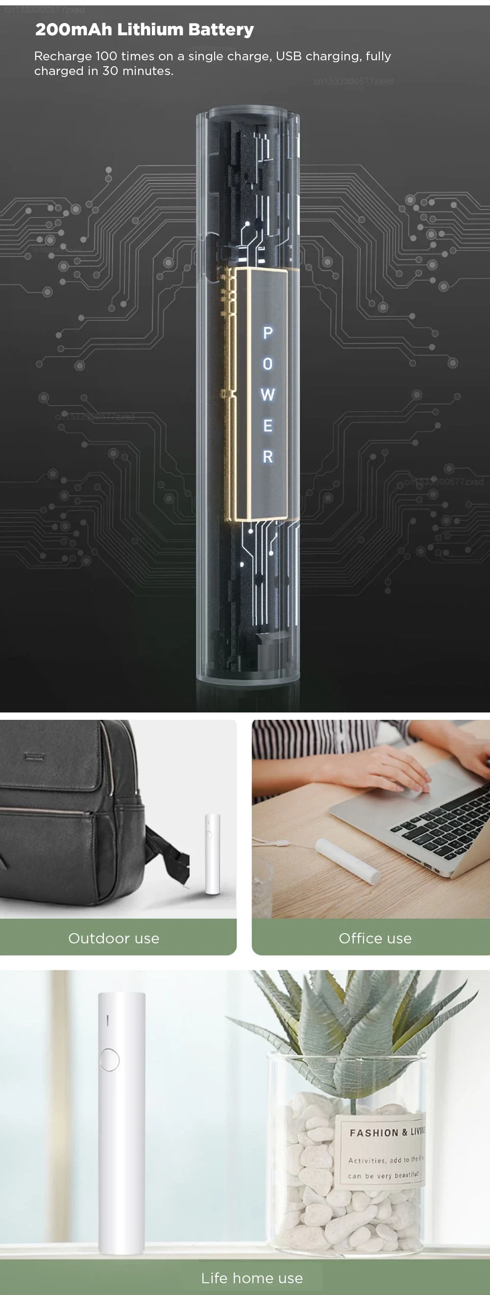 Infrared Pulse Antipruritic Stick Mosquito Insect Bite Relieve Itching Pen Two Modes For Children Adult