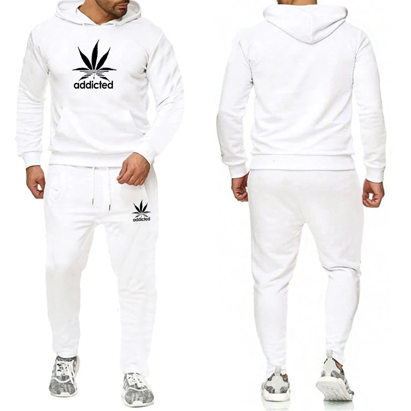 Chándal Para Hombre - Sudadera Con Capucha Y Pantalones Deportivos De Poliéster