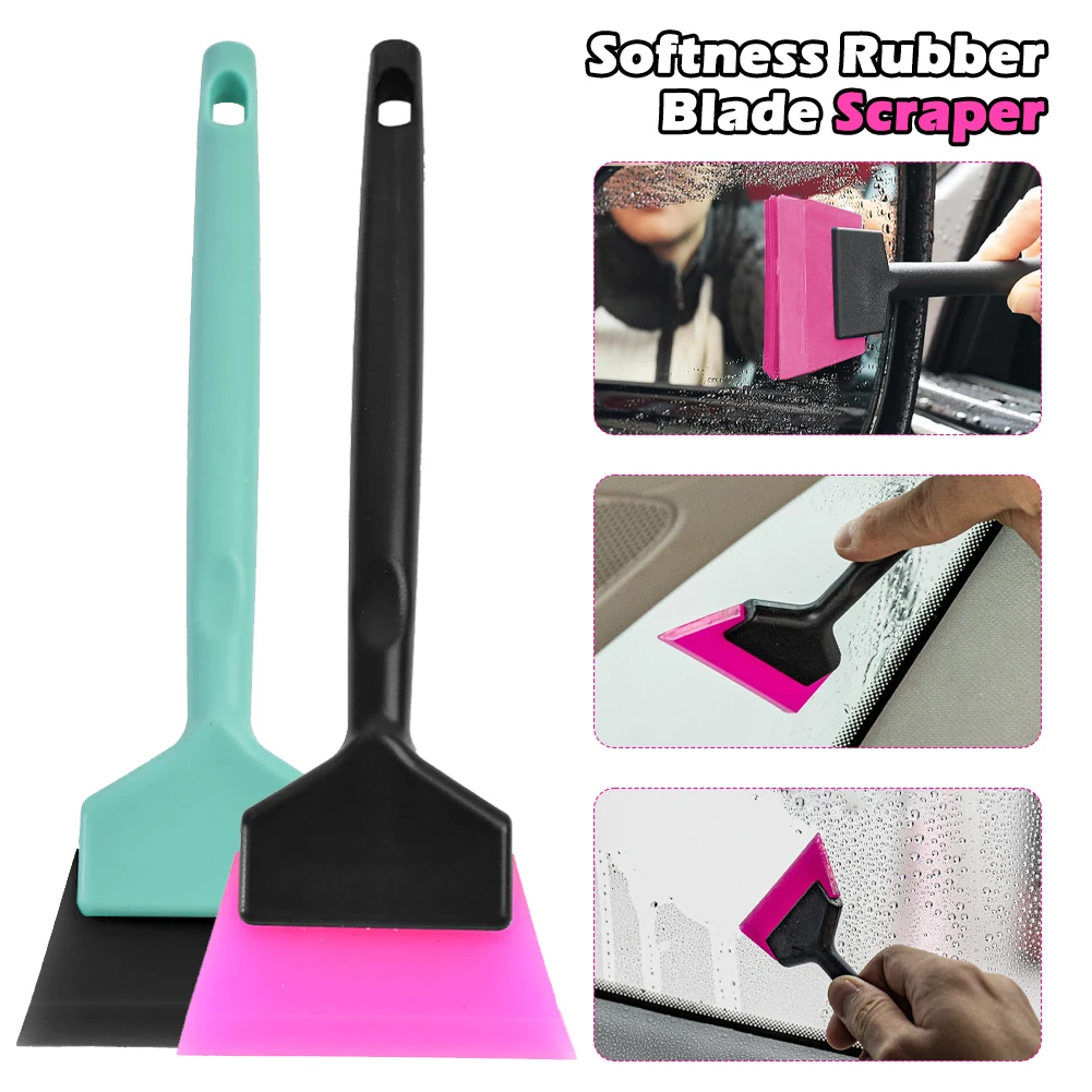 Plastic Handle TPU Blade Window Tints Wrap Vinyl Glass Water Wiper Film Scraper Squeegee Auto Install Household Cleaning Tool