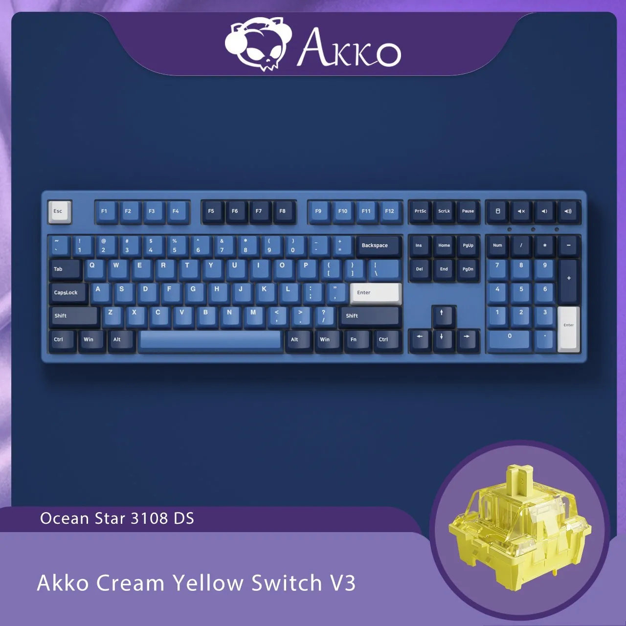 Akkoです。 Amazon | Akko World Tour TOKYO 108キー R1 有線 ピンク