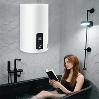220V 2000W 30L/6.6 Gal chauffe-eau électrique avec douchette à main robinet protecteur de fuite cuisine douche chauffe-eau 1