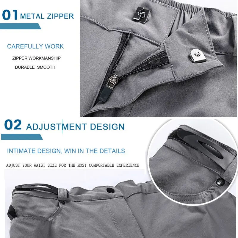 Cycling shorts X-TIGER Mountain Bike Multi-Pockects Breathable Loose Riding Road MTB Outdoor Sports Waterproof Pants
