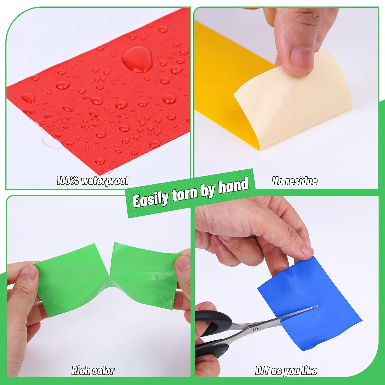 10M Super Strong Fiber Waterproof Tape Stop Leaks Seal Repair duct Performance Self Fix Tape Traceless Self Adhesive
