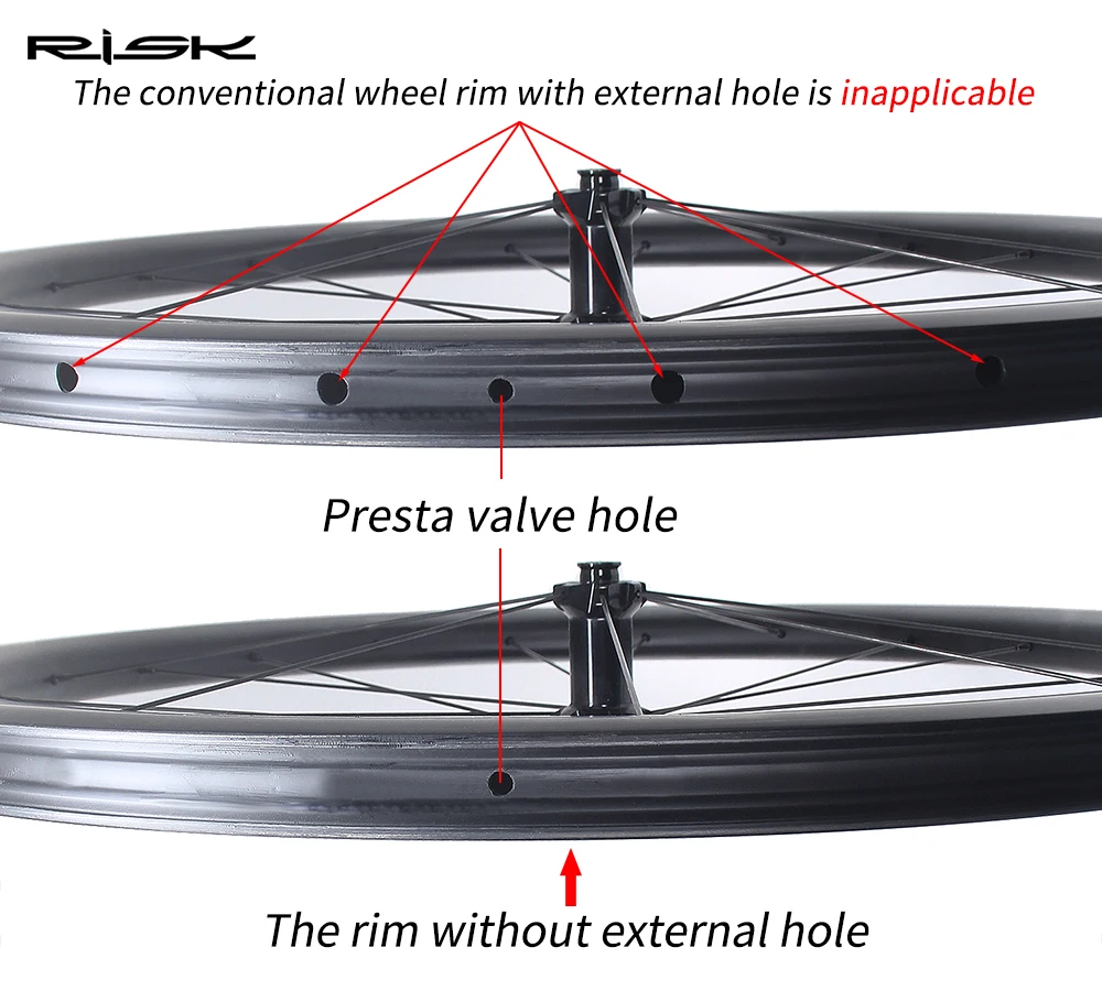 RISIKO Rennrad Carbon Faser Felge Speichen Nippel Kappe Traktion Werkzeug Fahrer Werkzeug Installation Einsetzen Kit für 13G/14G/15G – Detail 4
