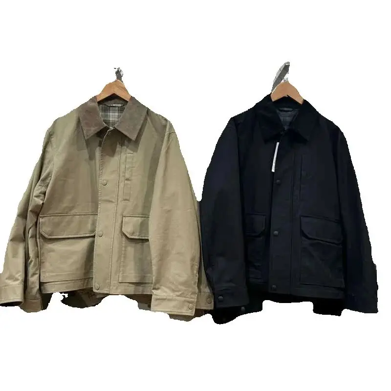 남성 및 여성 야외 레저 캠핑 하이킹 짧은 재킷, 영국 스타일 짧은 패션 트렌드..