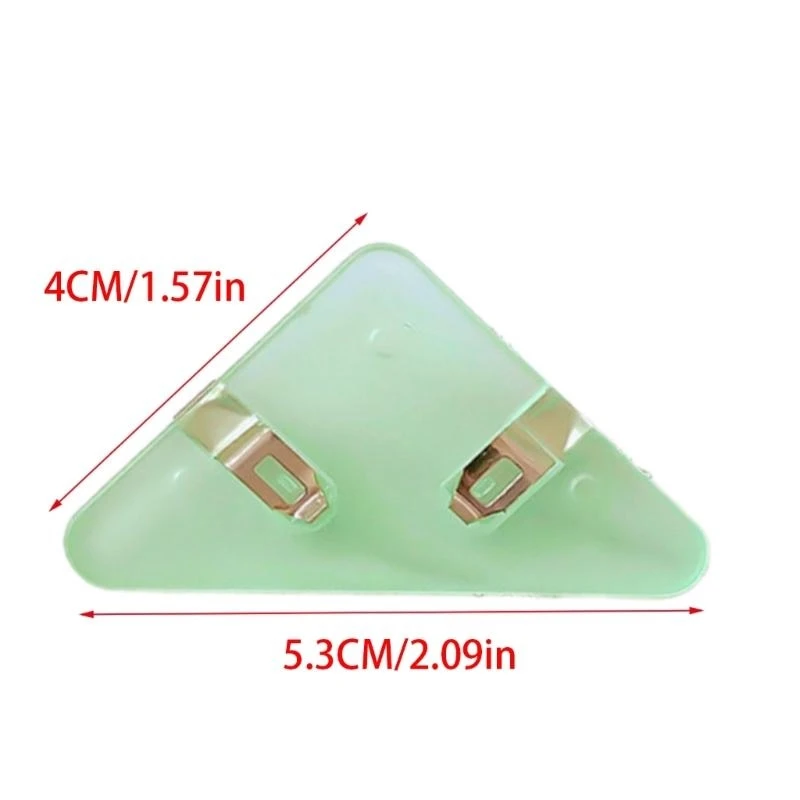 종이 조직을 위한 10Pcs 재사용 가능한 코너 클립 녹슬지 않는 플라스틱 디자인 친화적인 파일링 액세서리