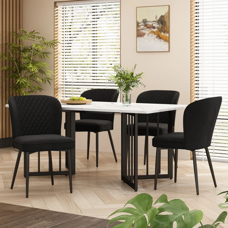 Table set with 4 chairs Home ESPRIT Cream 140 x 70 x 75 cm