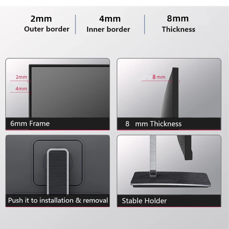 FYHXele-27 ġ 2K QHD 75Hz ӿ  ǻ, 1ms  ȭ IPS г ũž LCD ÷ 16:9 