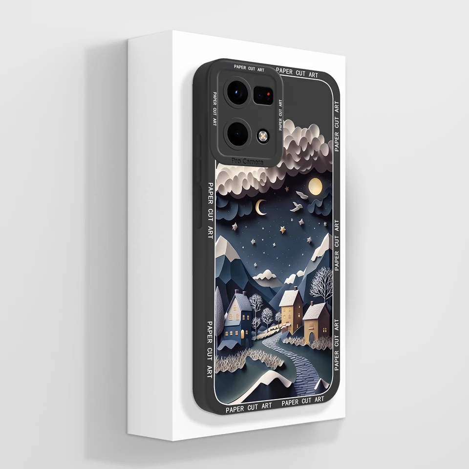 Round Moon Avocado Soft Protective Anti-Drop Case Cover