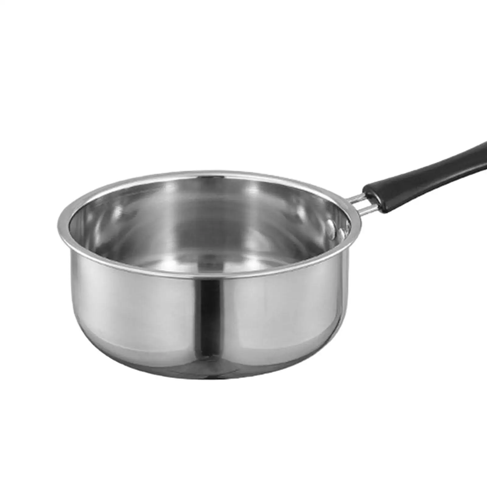 Milk Pan Porridge Cooking Pot with Long Handle Non Stick Butter Warmer Small Saucepan for Gas Stove Kitchen Induction Cooker