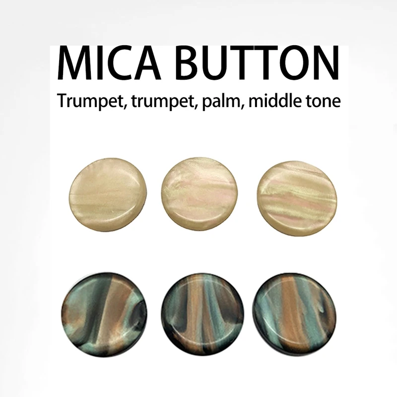 

3 Pcs Trumpet Finger Buttons Valve Finger Trumpet Cap Screw Cover for Musical Bass Trumpet Accessories Yellow