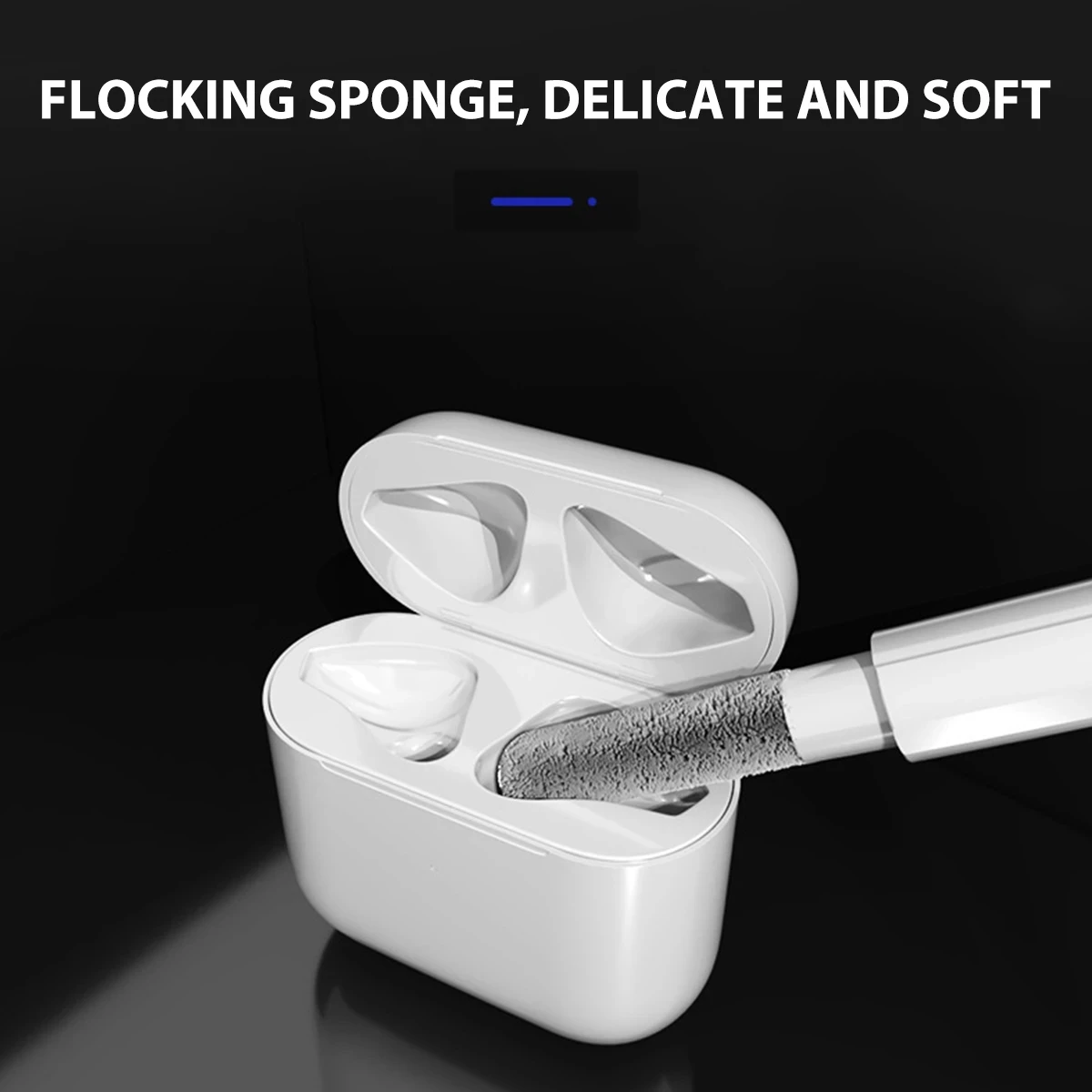 Kit di pulizia per auricolari Bluetooth per Apple Airpods Pro 3 2 1 Auricolari wireless Penna per pulizia Spazzola Auricolari Strumenti per la pulizia della custodia - Image 2