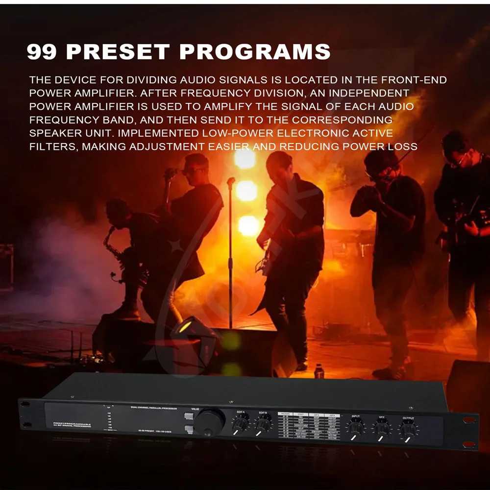 Echo Hybrid Digital Audio Processor Multi Effects Digital Reverb 199 Preset Soun