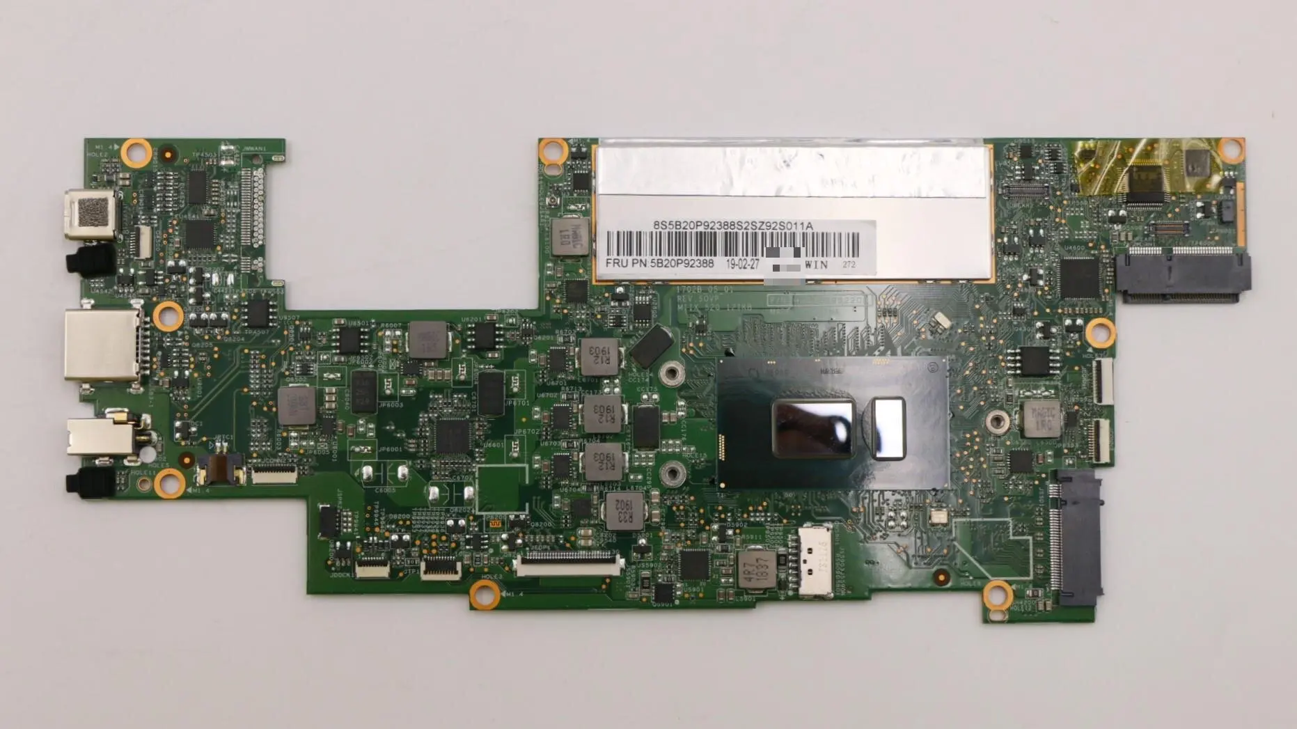 

SN E89382 FRU PN 5B20P92325 CPU I78550 I58250U Model Number Multiple optional MIIX 520-12IKB Tablet computer motherboard