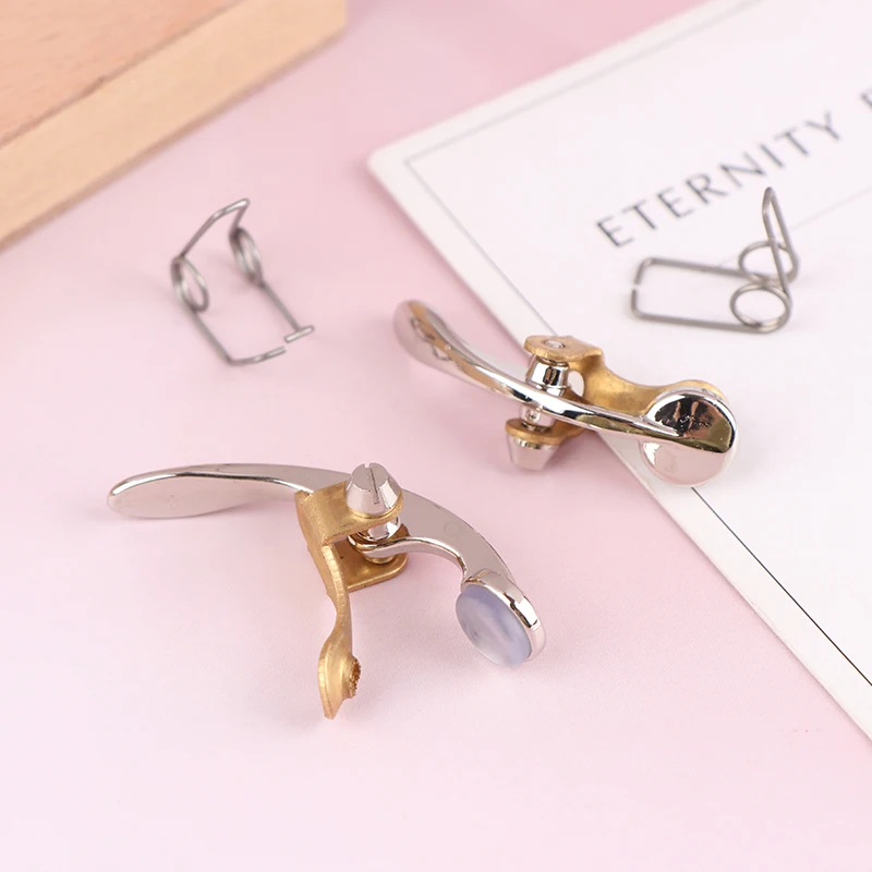 Metal Discharge Valves Key Portable Wear Resistant Water Key Spit Valve Spring For Trumpet Brass Instrument Replace Repair Parts
