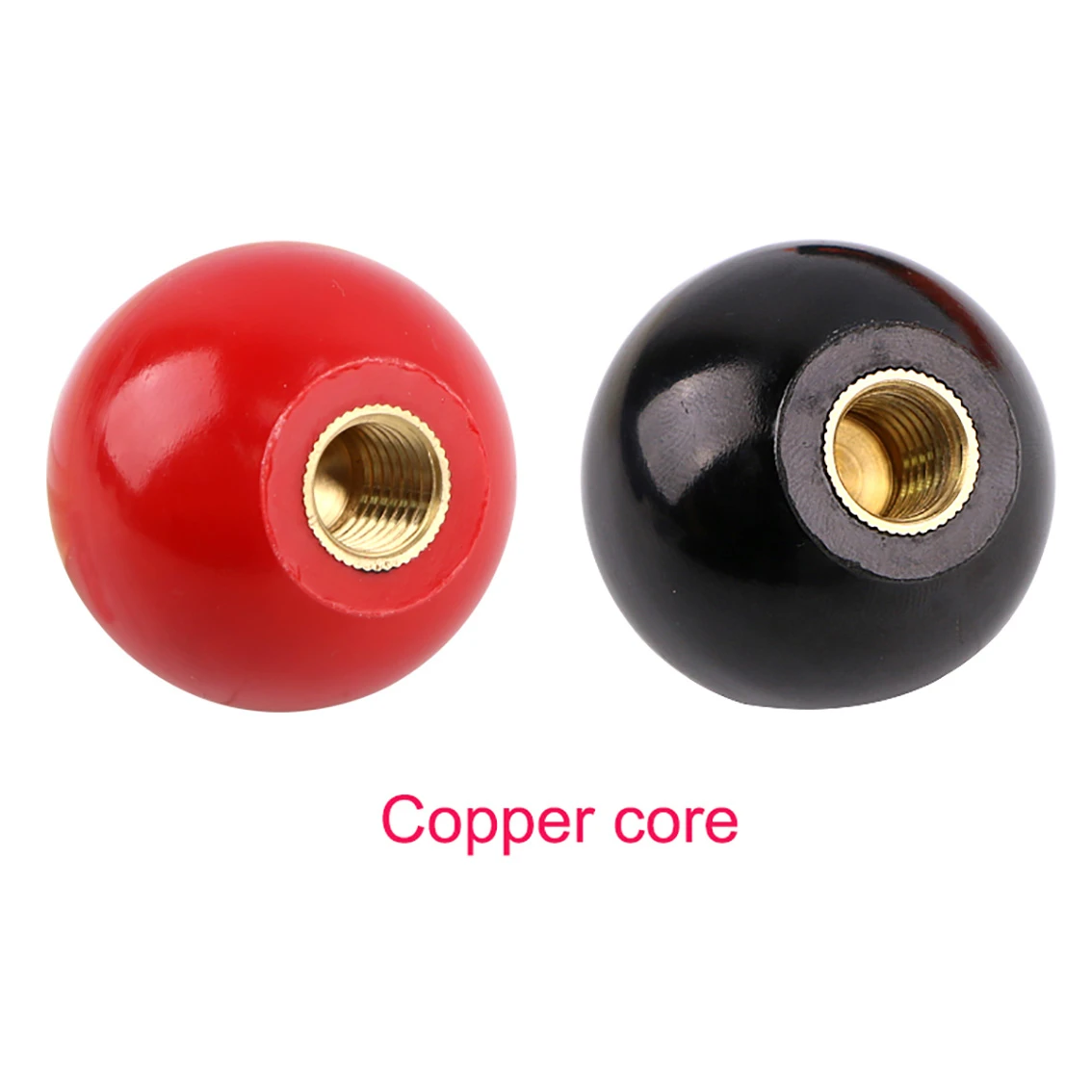 Bakelite Handle Ball Lever Knob M4 M5 M6 M8 M10 M12 Machine Tool Handball Red/Black Copper/Core/Bakelite Core/Iron Core