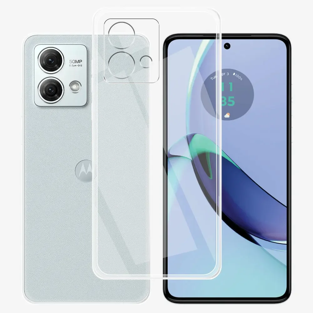 Case Back Cover Clear Silicone Soft TPU Case for Moto G54 5G Moto G84 G73 G72 G71 G62 G60 G60S