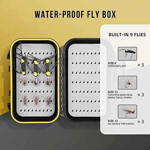 SF-001 Fly Fishing 4 Piece Rod and accessory set 6