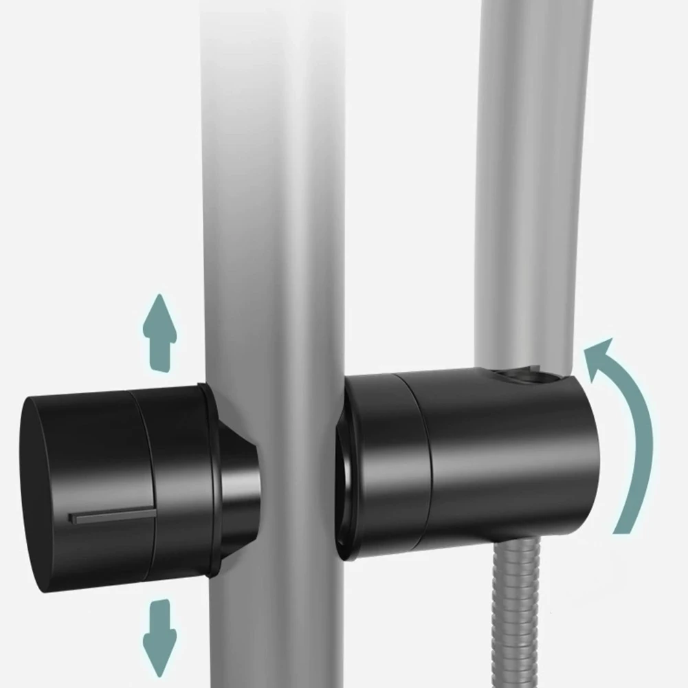 

Shower Head Bracket Base Adjustable Lifting Rod Rain Hanging Head 360° Rotation Showerhead Handheld Bracket