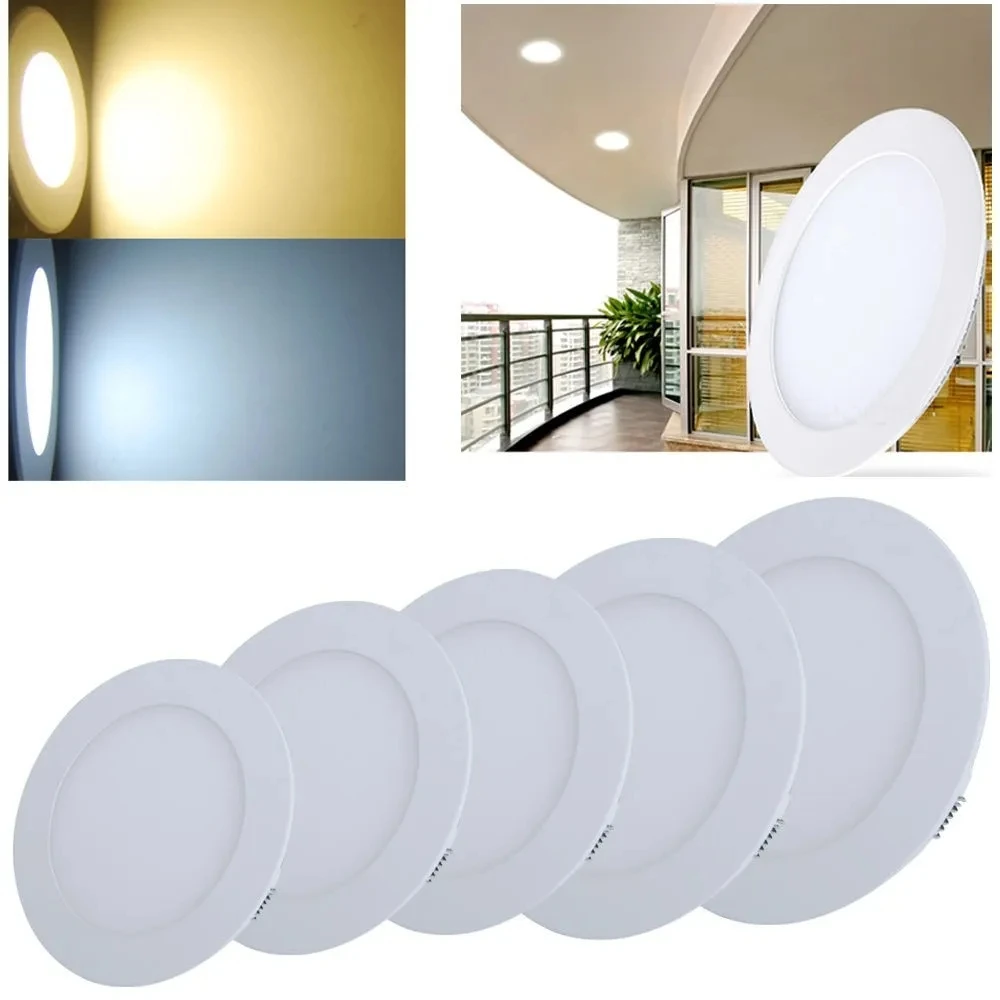 Ultra-Thin Dimmable LED Ceiling Panel Light