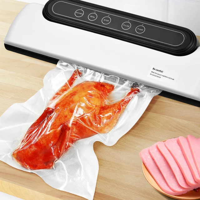 Vacuum Sealer Machine for Food Preservation Dry & Moist Food Saver with 10  Vacuum Bags for Meat Beef Vegetables Fruits Snacks - AliExpress