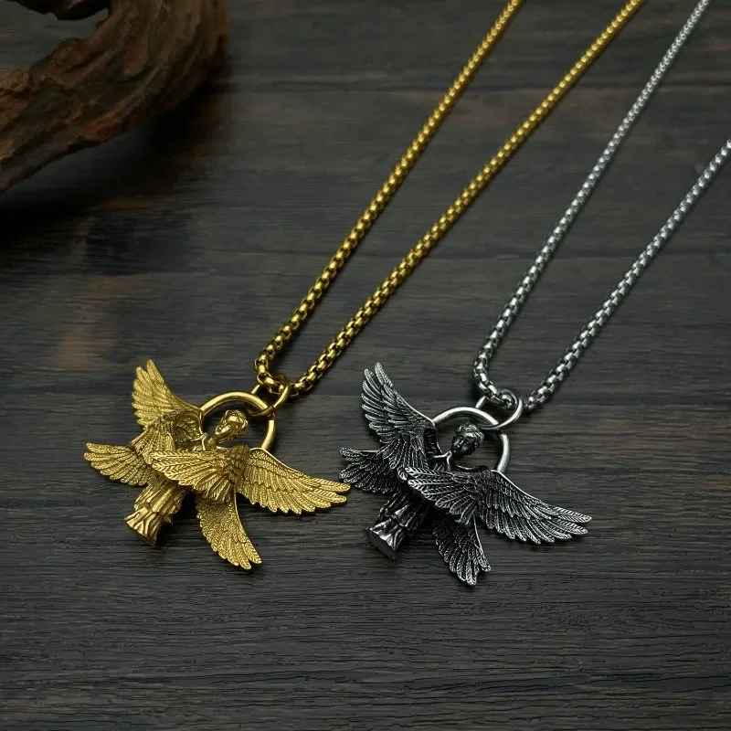 

Men's Six Winged Angel Wings Fashion Hip Hop Pendant Gift Gift