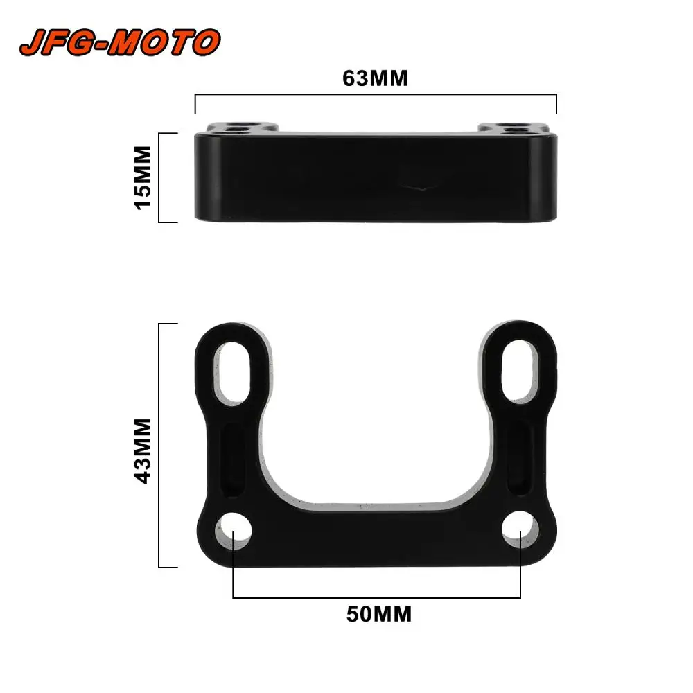 Motorcycle Handlebar Riser Adaptor - 15mm & 25mm Height Options