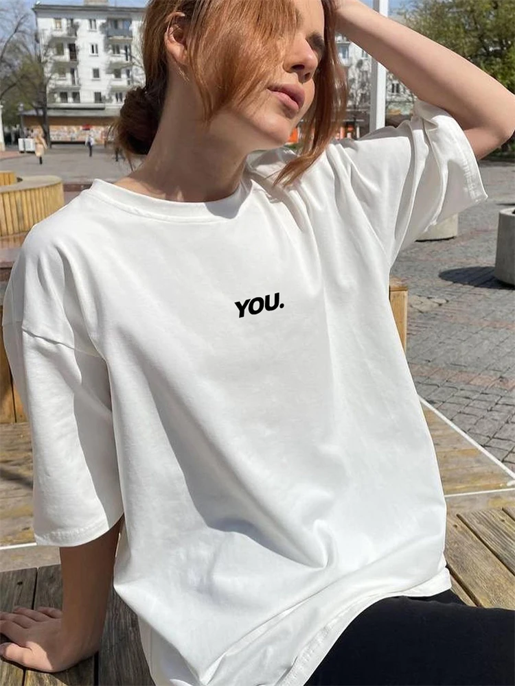 Hirsionsan Casual Loose Cotton T-shirts Women 2023 Summer O-neck All-match Basic Tees Female Simple Chic Short Sleeve704_voghion.com