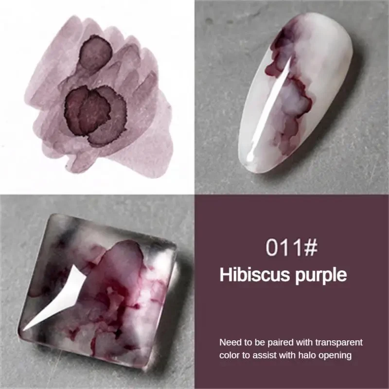 15ML Blühende Nagellack Set Marmor Nageltinte Tint Gel Aquarell Tinte Nagelkunst Blüte Gel Polnisches Semi Permanentes Abweichen UV Gel – Detail 21